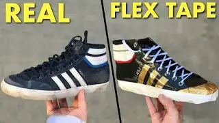 How To Make Skate Shoes out of FLEX TAPE!