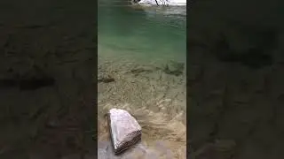 Where I sat for breakfast #zion #watersounds #nature