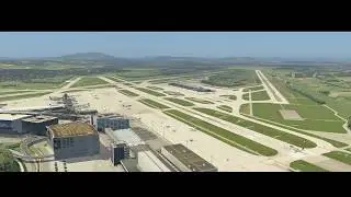 Zurich Real Operating Hours 2018 - VATSIM - Time-lapse