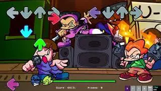Friday Night Funkin' ONLINE VS UBERKIDS (Hard and F*cked, full combo)