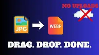 Convert JPG to WEBP in Seconds (Simple Python Drag & Drop Tool)