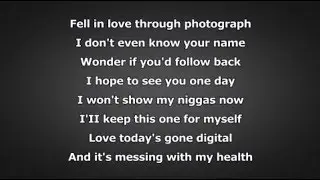 J. Cole - Photograph (Lyrics)