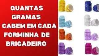 Qual o tamanho certo das forminhas de brigadeiro
