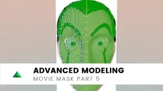 Advanced Modeling with Polydust for iPad - Movie Mask Part 5: Hair and chin
