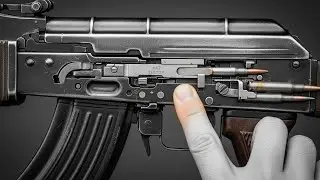 Как работает AK-47 — изобретен Mikhail Kalashnikov в 1947 году