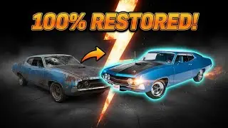 Master's Restoration Of A 1970 Turin Car Model Diorama 