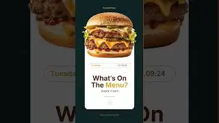Food manu design in aftereffects #aftereffects #foodmanudesign