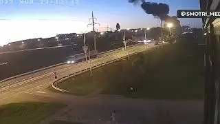 Видео тарана СУ-34 многоэтажки в Ейске