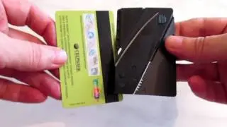 Посылка с Aliexpress. Нож кредитка - распаковка, обзор