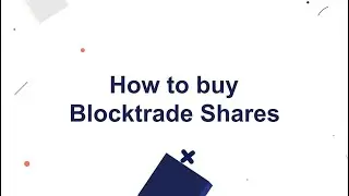 How to buy Blocktrade Shares on Equito