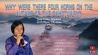 WHY WERE THERE FOUR HORNS ON THE ALTARS OF THE SANCTUARY?