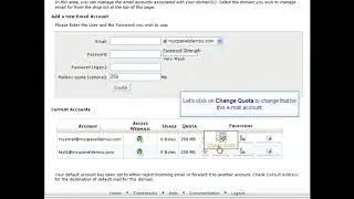 How to Manage the email accounts associated with your domain