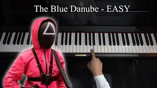 Squid Game - The Blue Danube - EASY Piano Tutorial
