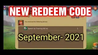 NEW REDEEM CODE In September 2021 || Lords Mobile 🔥🔥😋