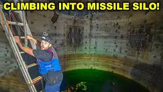 Climbing INTO the MISSILE SILO for the FIRST TIME!!! (Its Deeper than we Thought)