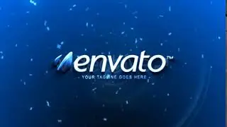 قالب افتر افكت مجاني - انترو لعرض الشعار في فضاء