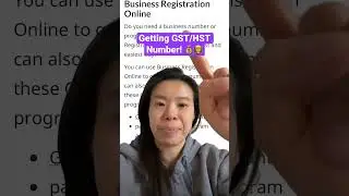 Go Get A GST/HST Number When You Make At Least $30,000 A Year! 💰👨‍🏫 