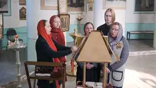 Клиросный ансамбль прихода Свято-Троицкого собора с.Енотаевка. Видеозапись Богослужения.
