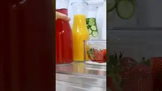 Satisfying Kitchen Fridge Restocking ASMR #shorts #restocking