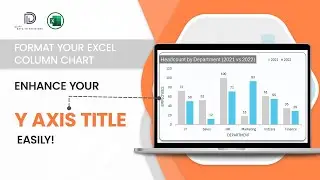 How to Format Y Axis Title in an Excel Column Chart?