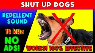 SHUT UP DOGS - ANTI DOGS REPELLENT SOUND - KEEP DOGS AWAY - ULTRASONIC SOUND