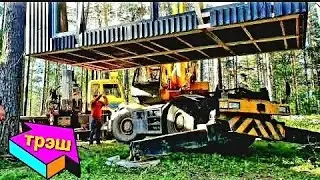 Автокран kobelco Panther 250 и профи крановщик делает вещи)