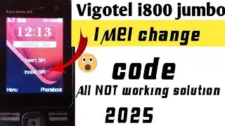 Vigotel Super Jumbo i800 IMEI change code 2025
