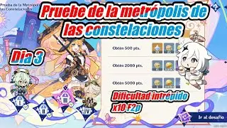 [Guia F2p] Genshin Impact [Prueba de la metropolis de las constelaciones] [Refereno del mecanismo]