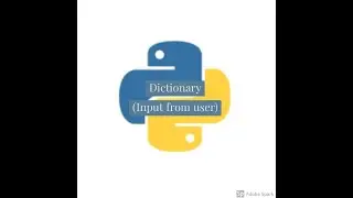 How to take input from user in dictionary.
