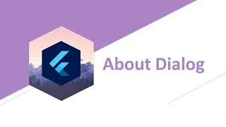 AboutDialog - Widget for Flutter