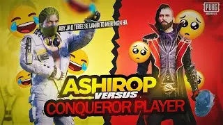 ASHIR OP VS CONQUEROR player🥵| 1v1 M416