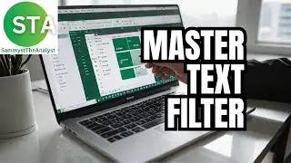 Getting started with Excel for Data Analysis || Text Filter || How to filter text in Microsoft Excel