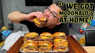 MC Donald's Double Cheese Burgers Made At HOME