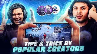 Amazing Tips & Tricks By Top Free Fire Creators 🌪️🗿 | Best Headshot Settings + Tricks After Update !