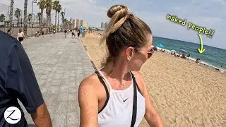 ...and then I realize THAT'S A NUDE BEACH! 🙈 Exploring Spain (Ep 254)