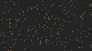 Броуновское движение Brownian motion visual studio sfml c++