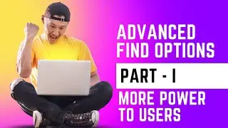 Advanced Options Part:- 1