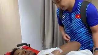 Phỏng vấn nhanh Xuân Son ngay trên giường bệnh viện Thái Lan • Lồng tiếng hài hước