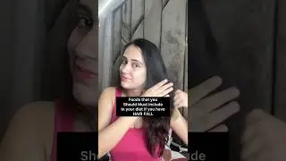 Foods to reduce hair fall and promote hair growth #haircare #shorts