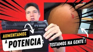 Aumentamos a Potencia do Revolver .68 da Umarex e Testamos em uma Pessoa