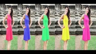 Quick Dress Change in Photoshop cs6 below 1 min
