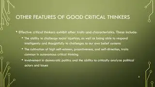 Lecture 3 Critical thinking