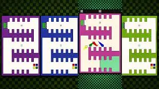 Impossible Color Maze Race! Who Wins?
