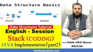 [ENG] Stack implementation using Array in JAVA - A complete code example from beginning