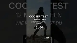 So funktioniert Cooper Test Training! #shorts