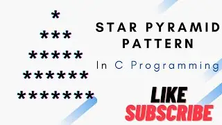 star pyramid pattern | c programming | star pattern | pyramid pattern | #lapmos | #coding | #pattern