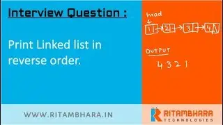 Print Linked List In Reverse Order