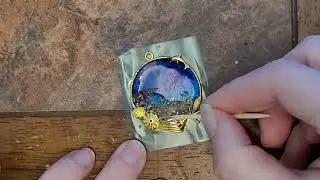 Making An Ocean-Themed Resin Necklace Timelapse