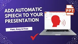 How to Add Automatic Speech (TTS) in PowerPoint | Convert Text to Speech (Step-by-Step 2025)