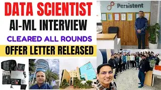 Cleared All Rounds! Persistent Systems Data Science & AI/ML Interview | Offer Letter Released